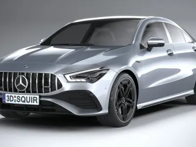 Mercedes-Benz CLA35 AMG 2024 3D model