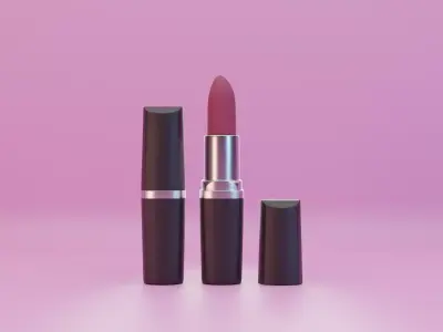 3D lipstick 3D Pomade  Low-poly 3D model