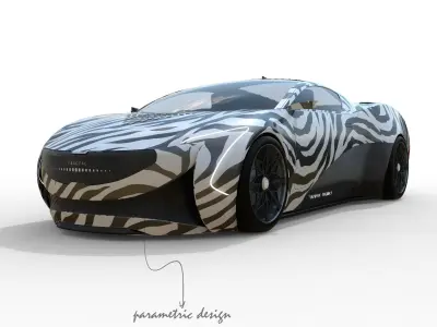 Concept car 3D model