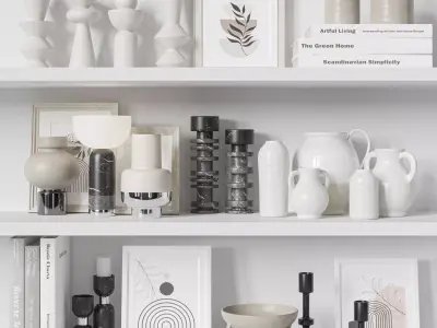 Decorative Set 51 3D model buy