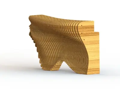 Parametric Reception V  3D model