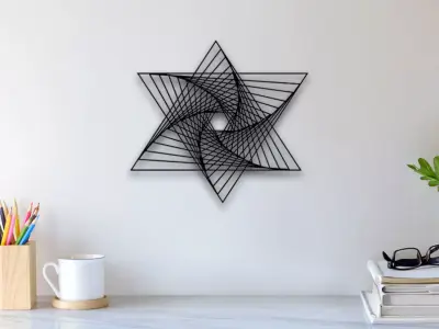 Triangle Wall Art 3D print model