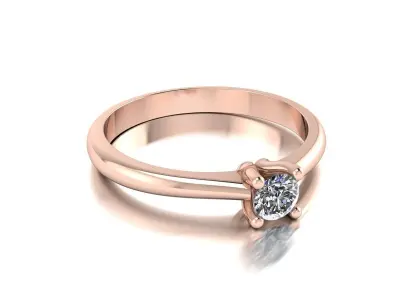 Jewelry Ring Gold 3D print model 4