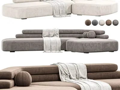 Rift Sofa By Moroso 3D model