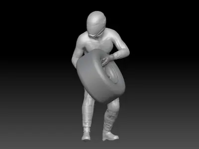 FORMULA ONE PIT STOP 13 3D print model