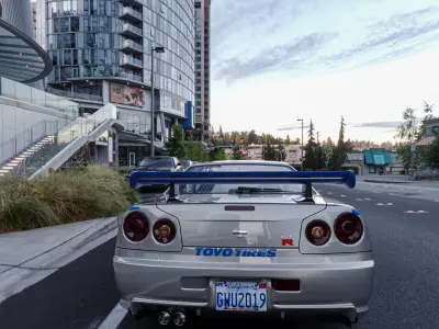 NISSAN R 34 - 2FAST 2 FURIOUS CONCEPT 3D MODEL 3D model