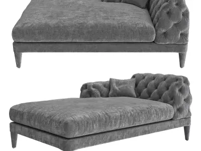 Modern Luxury Sofa 3D Model Low-poly 3D model