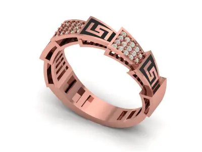 Band Ring  3D print model