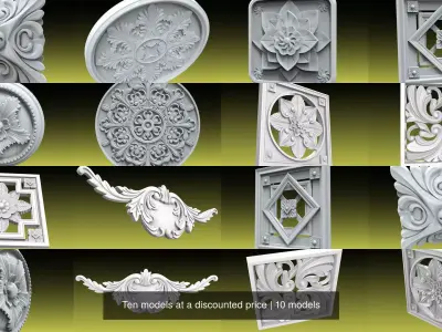 Ten models at a discounted price 3D Model Collection