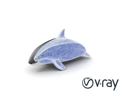 Orca Whale Dynamic Pose model pack Low-poly 3D model