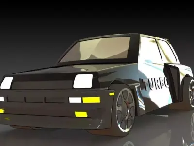 Renault 5 Turbo Free 3D print model