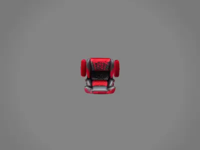 Gaming Chair Low-poly 3D model