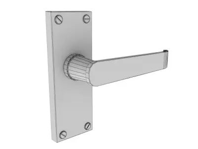 Door Handle Low-poly 3D model