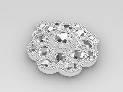 Pendant 2024-0020 3D print model 3D print model