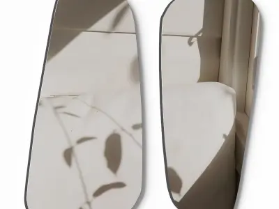 Zara Home - IRREGULAR-SHAPED MIRROR 3D model