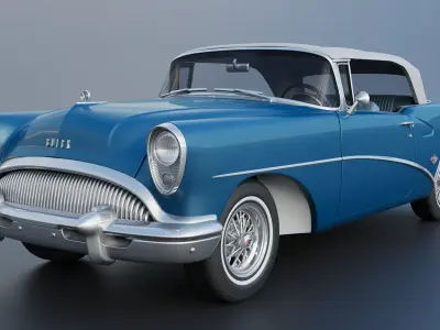Buick Skylark 1954 3D print model