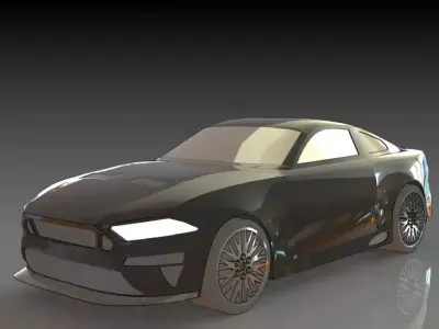 Ford Mustang Free 3D print model