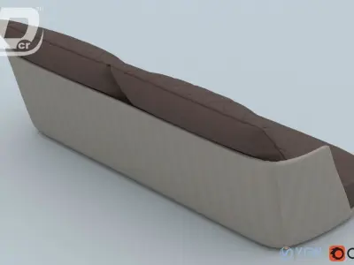 Quiron Sofa 3D model