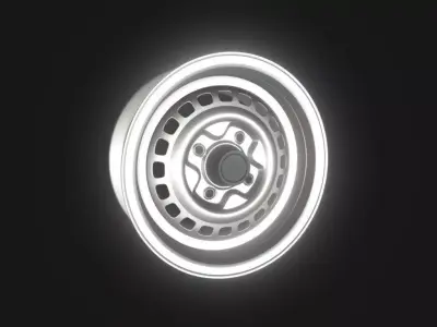 Volkswagen Steelie Wheel Free 3D print model