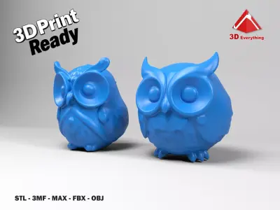 Owls Figures 3D print model