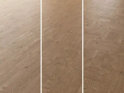 Parquet Oak Estate NEW Sanded set 3 3D model
