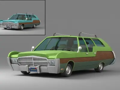 Cartoon Car Collection V3 3D model