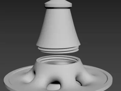 UFO Pendant Light 3D print model