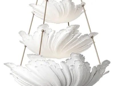 WP Sullivan shell chandelier 3D model