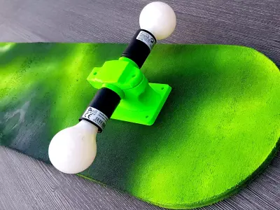 SkateBoard Lamp 3D print model