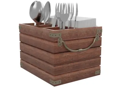 Utensil Box 3D model