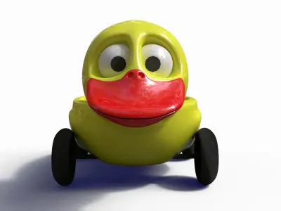 Duck car 3D model
