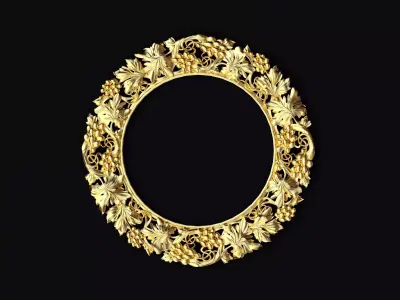 carved mirror 3D model shop