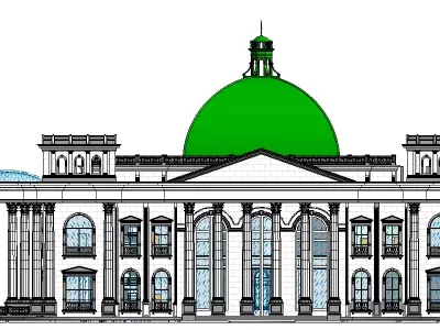 ARCHITECTURAL REVIT MODEL FOR ROYAL PALACE  3D model