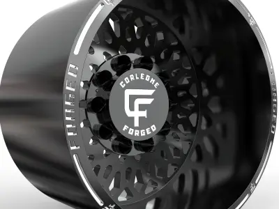 corleone Rear BUFFALINO DF dually wheel 3D print model
