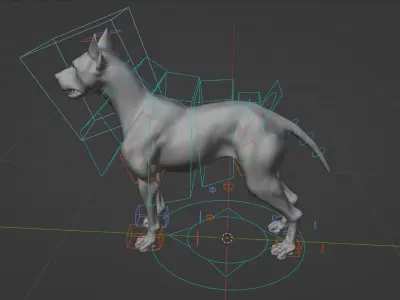 Doberman  3D model