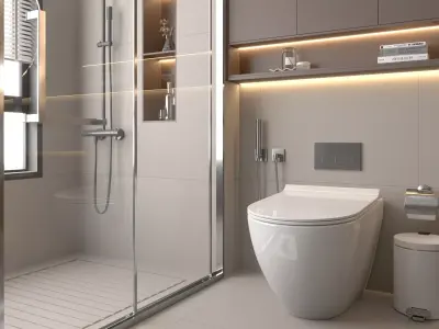 Bathroom 08 3D model
