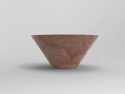 Ke Vase Low-poly 3D model