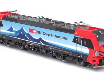 Siemens Vectron Engine SBB Cargo 3D model