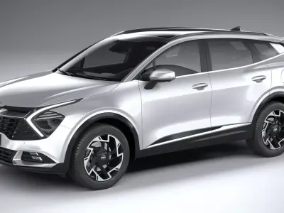 Kia Sportage v2 2022 3D model
