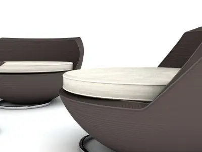 Patio Furniture Set 3D model