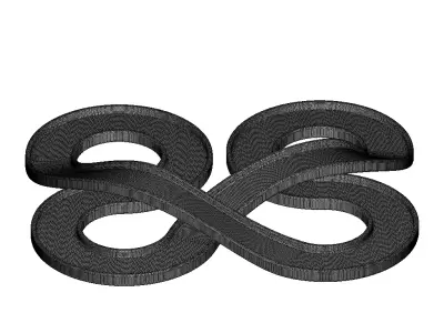Plastic Premium Automotive Track Toy 3D model