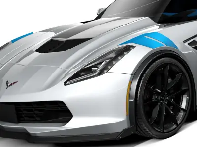 Chevrolet Corvette Grand Sport 2017 3D model