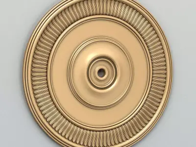 Round rosette 056 3D model
