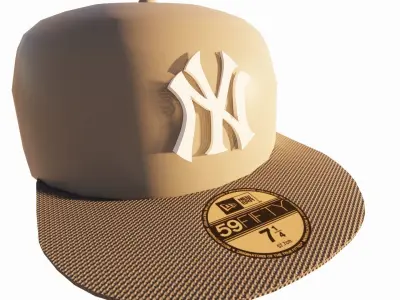hat accessories fashion baseball beach 3D model