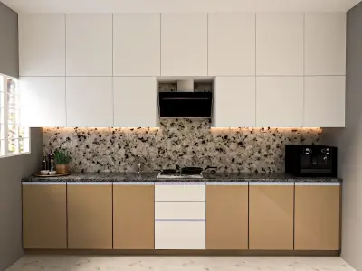 3BHK appartment 3D model