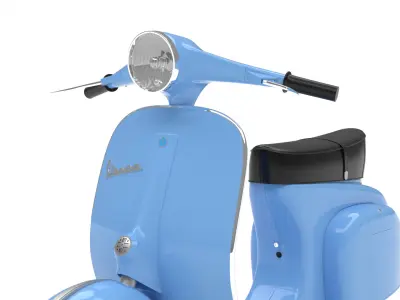 Vespa 125 1967 3d model 3D model