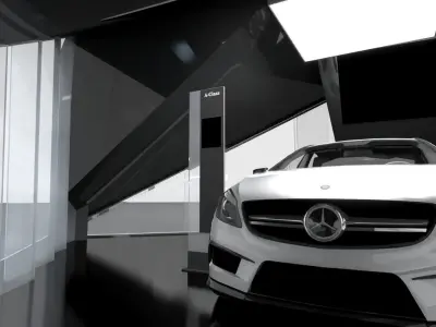 booth exhibition 3D model