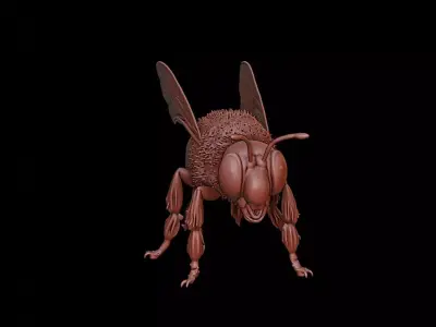 Bee Animal Sculpture 3D print model purchase