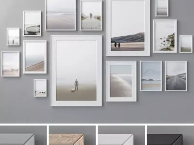 Photo Frames Set  91 3D model