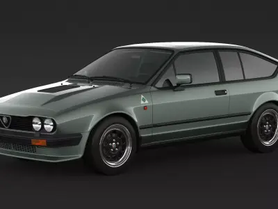 Alfa Romeo Alfetta GTV6 3D model